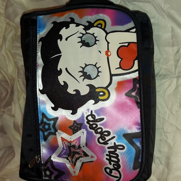 Betty Boop Nylon Over  The  Shoulder  Purse/Handbag - Picture 4 of 4